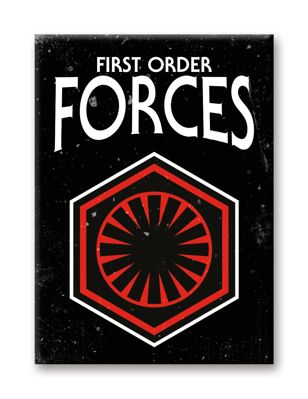 Star Wars Logo Flat Magnet: First Order Forces