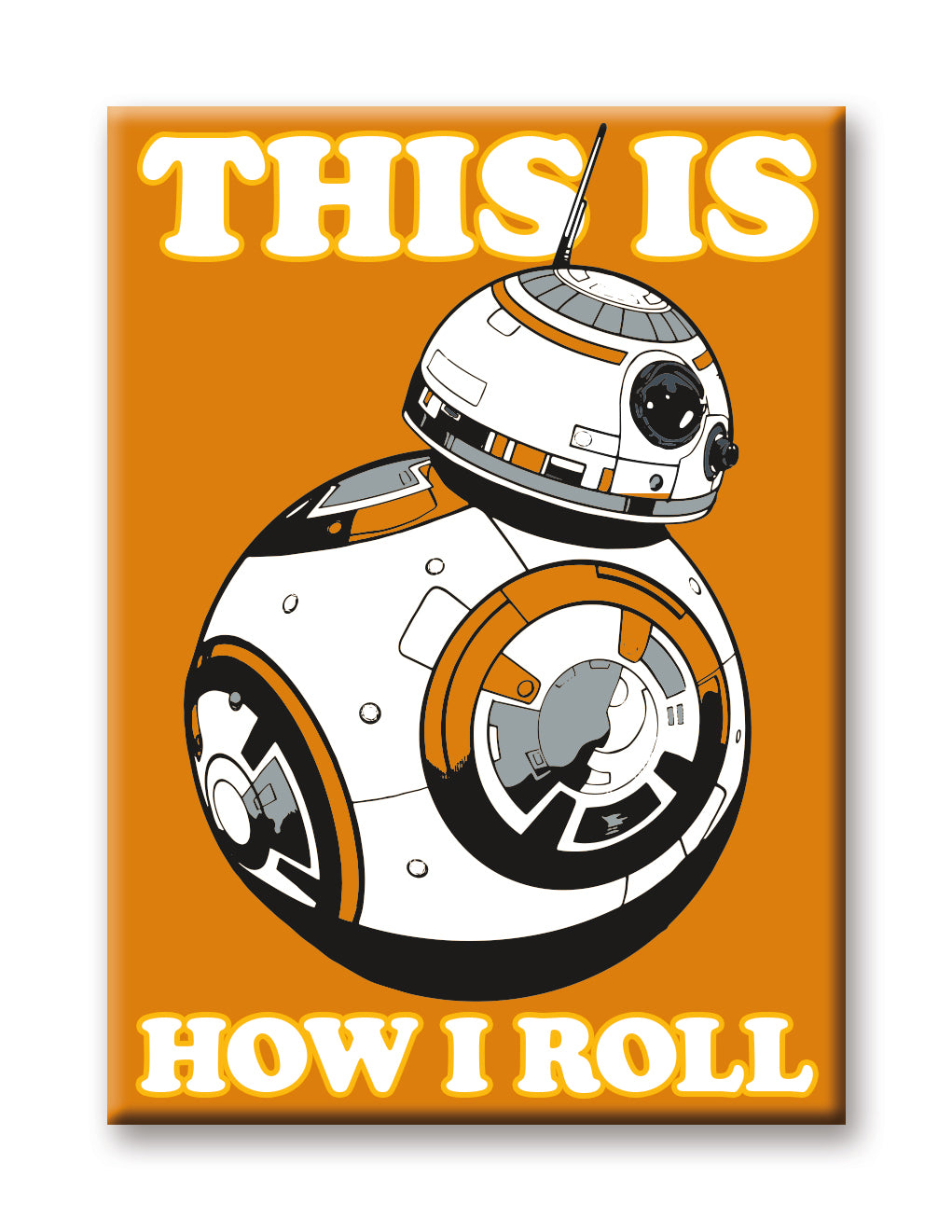 Star Wars Funny Flat Magnet - F