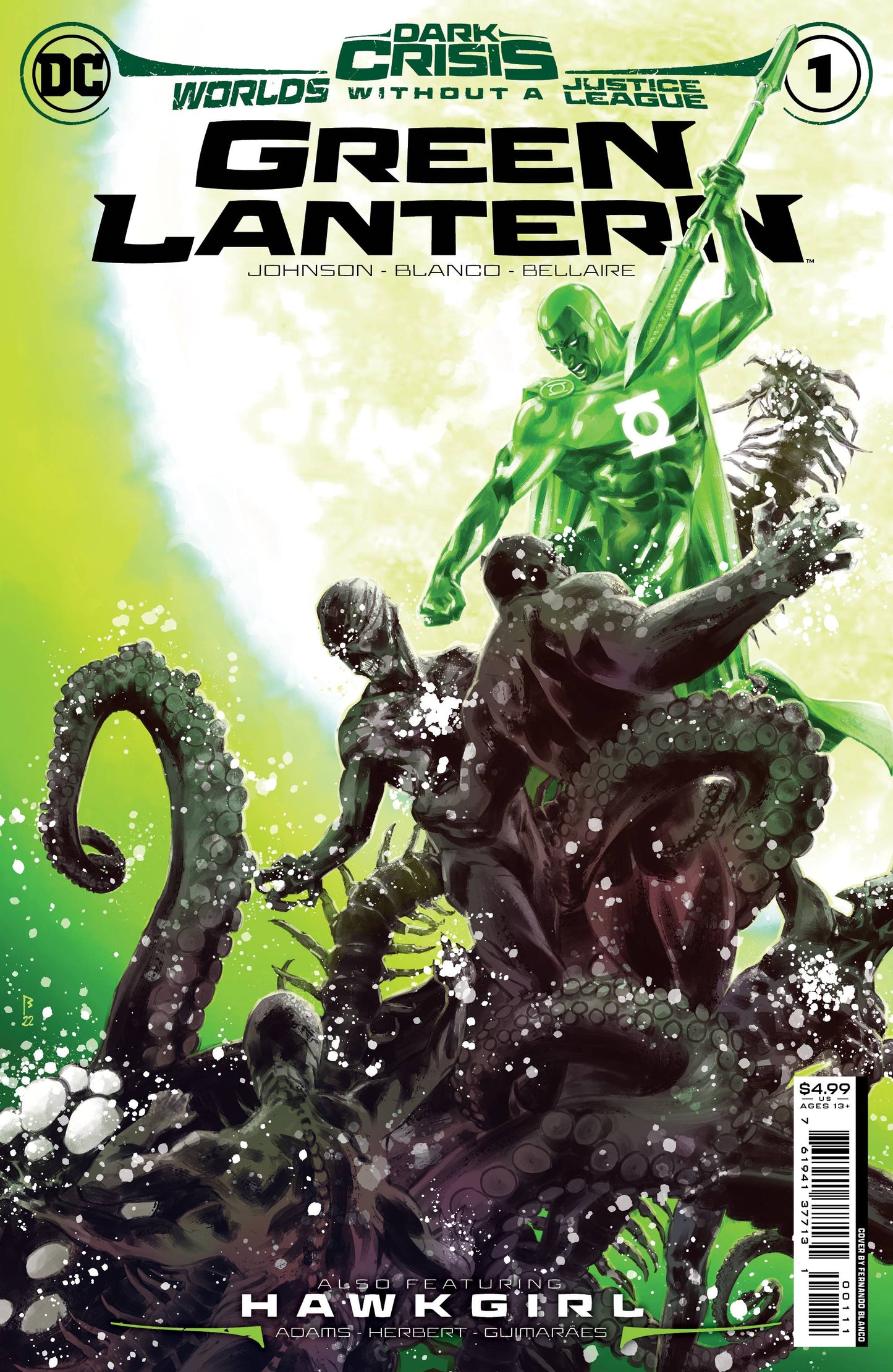 Dark Crisis: Worlds Without a Justice League	- Green Lantern #1