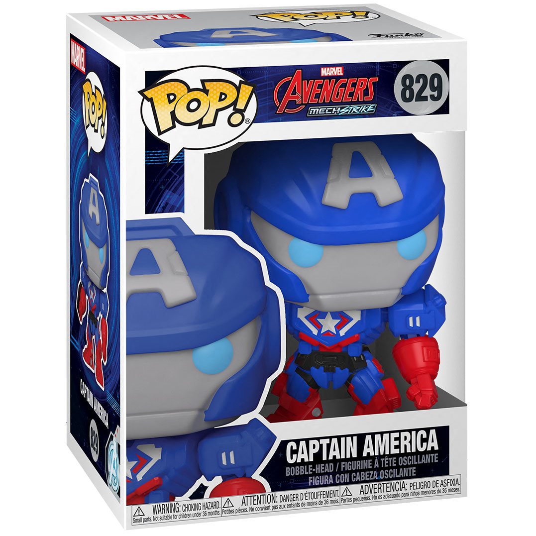 Pop! Marvel: Avengers Mech Strike - Captain America Vinyl Figure